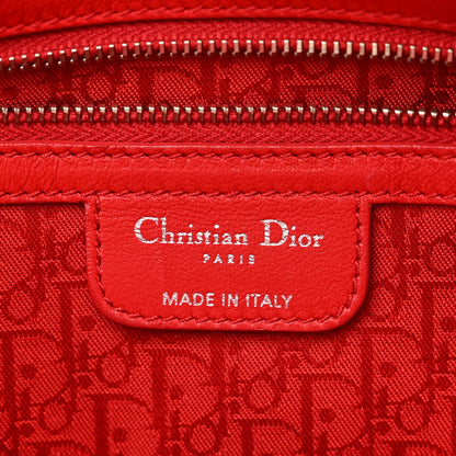 Christian Dior Lambskin Cannage XL Lady Dior Black 6 of 16