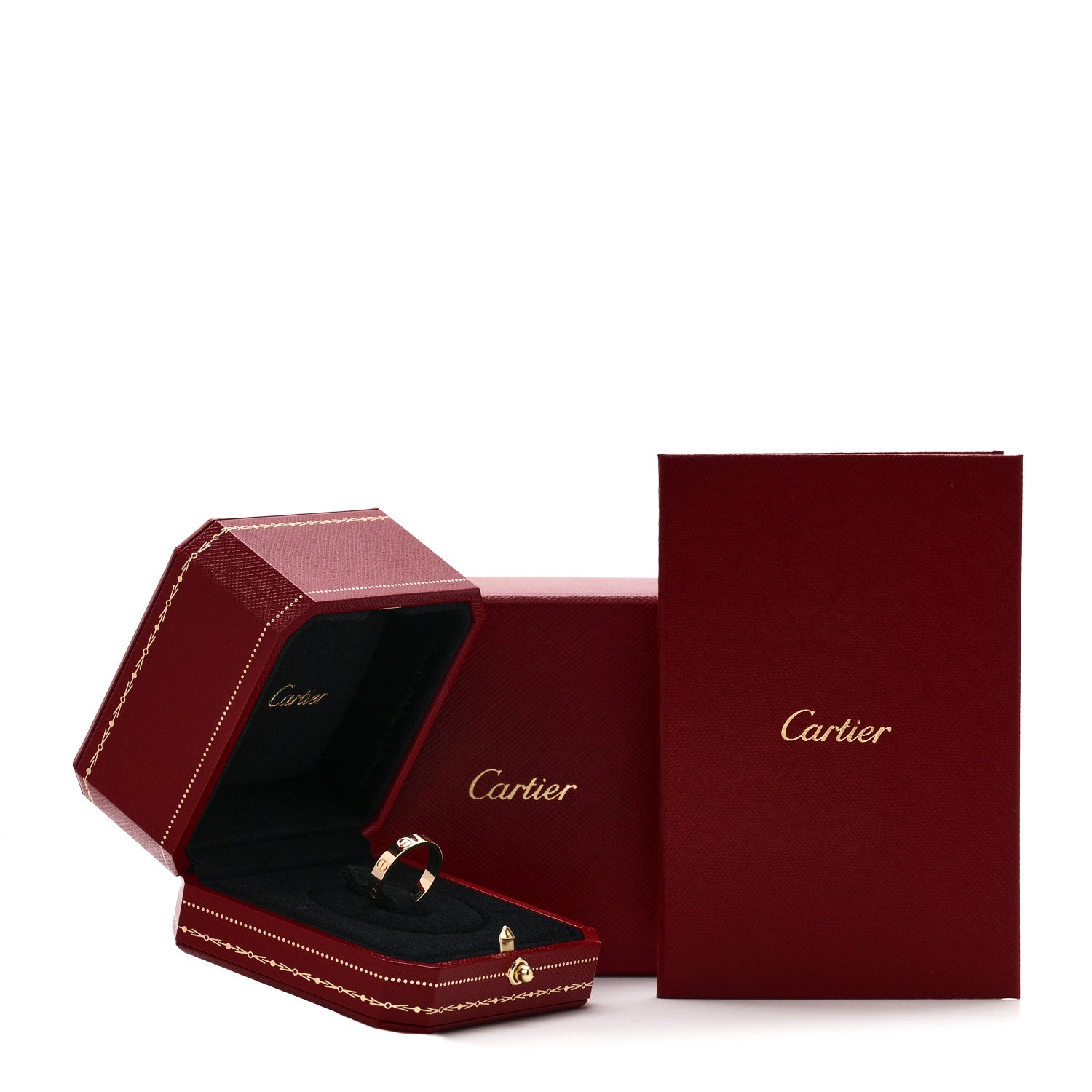 Cartier 18K Yellow Gold 3.5mm LOVE Wedding Band Ring 52 6 5 of 5