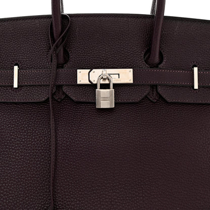 Hermes Togo Birkin 35 Raisin 8 of 11
