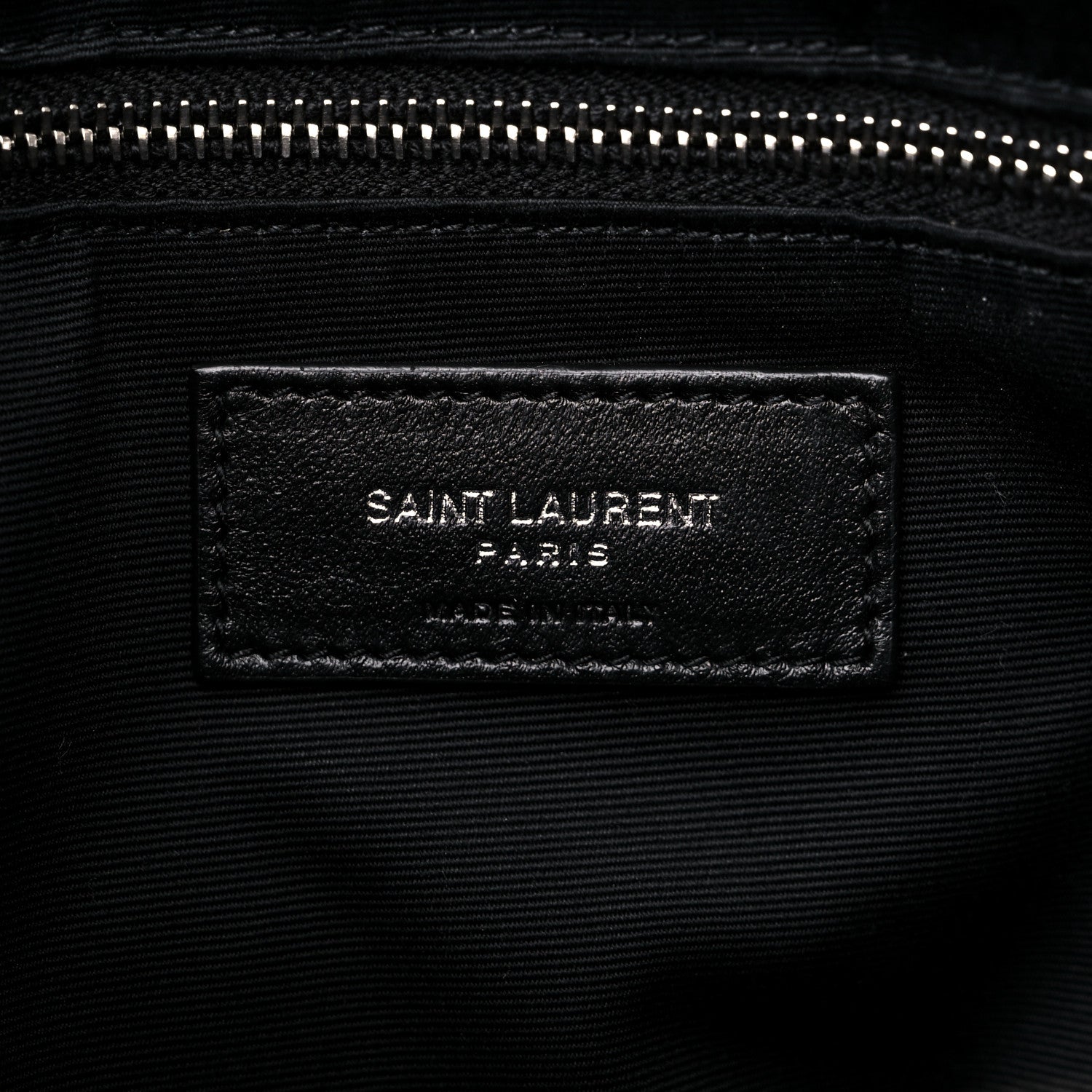 Saint Laurent Calfskin Y Quilted Monogram Medium Loulou Chain Satchel Black 7 of 9