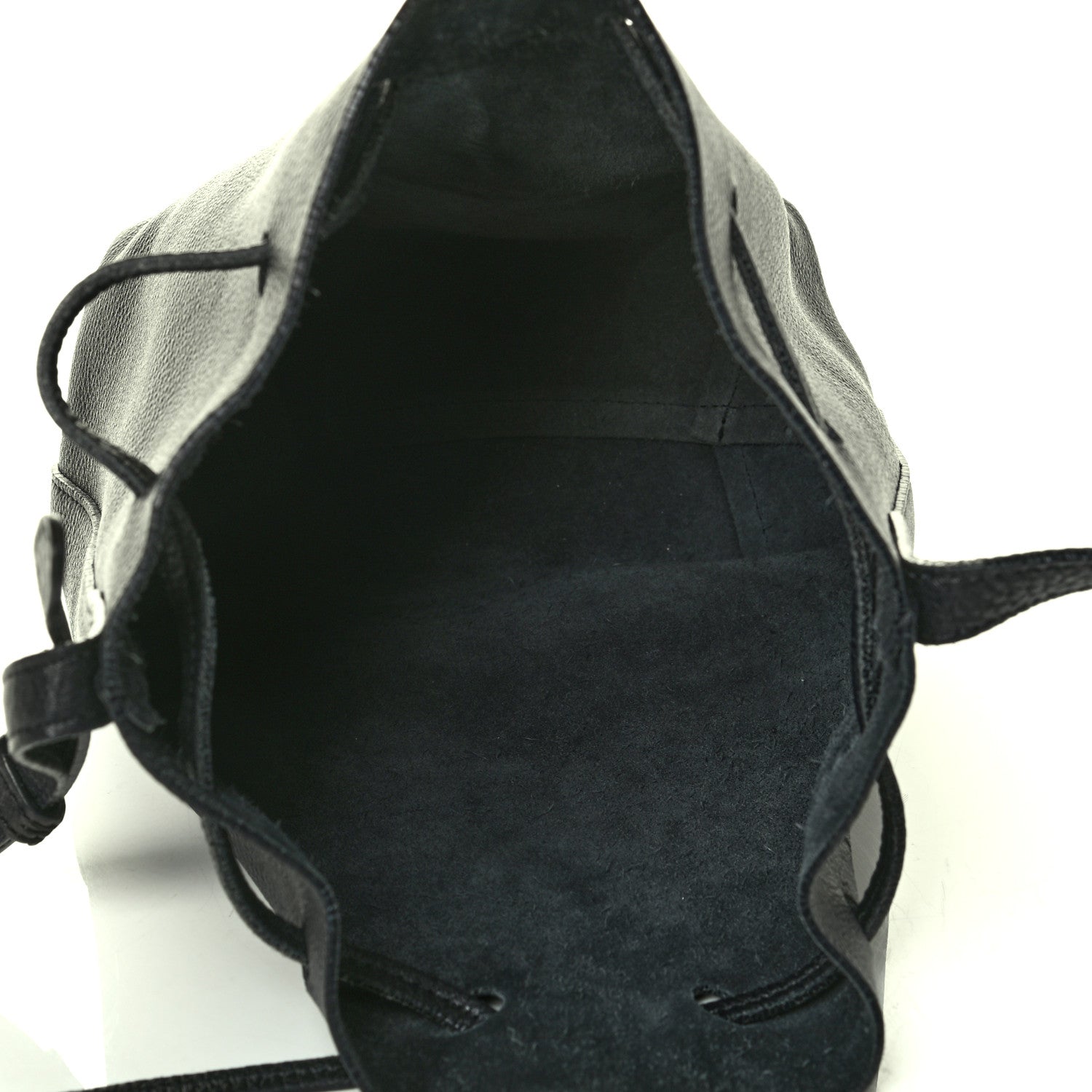 Mansur Gavriel Tumbled Calfskin Mini Bucket Bag Black 4 of 8
