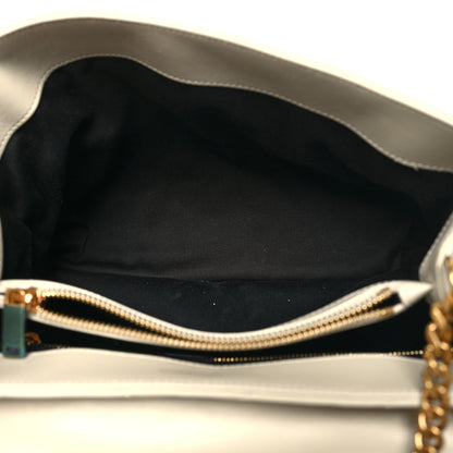 Saint Laurent Calfskin Y Quilted Monogram Medium Loulou Chain Satchel Crema Soft 5 of 12