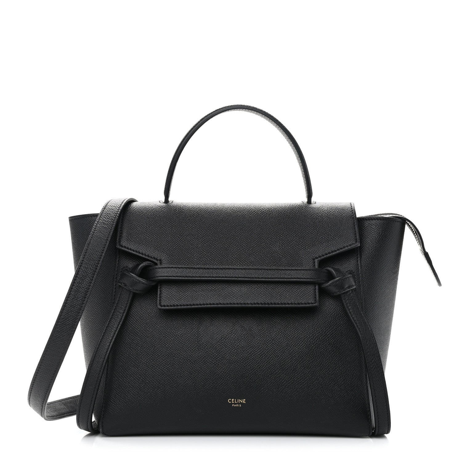 Celine Grained Calfskin Micro Belt Bag Black 1 of 11