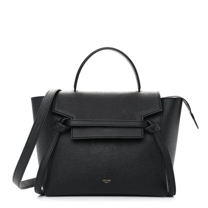 Celine Grained Calfskin Micro Belt Bag Black 1 of 11