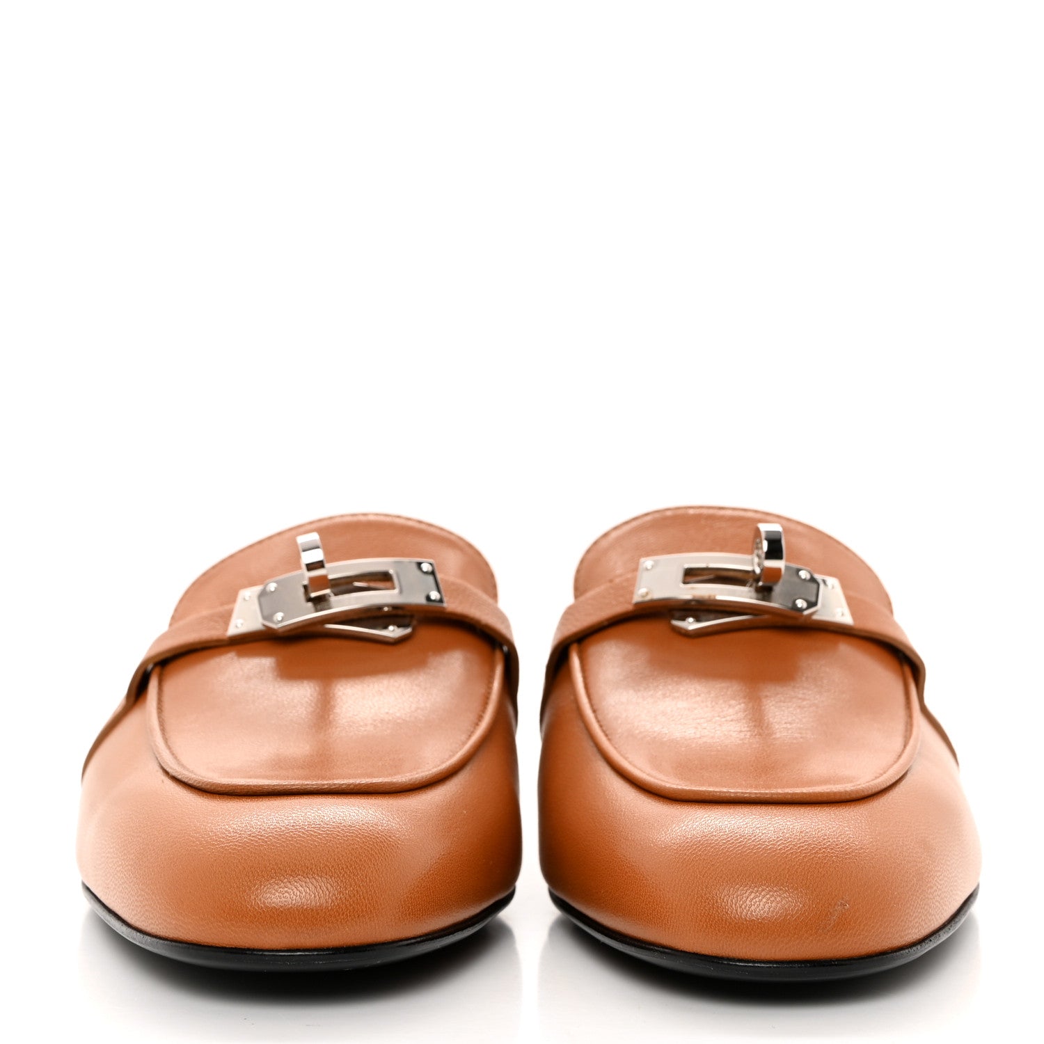 Hermes Calfskin Oz Mules 37 Naturel 2 of 9