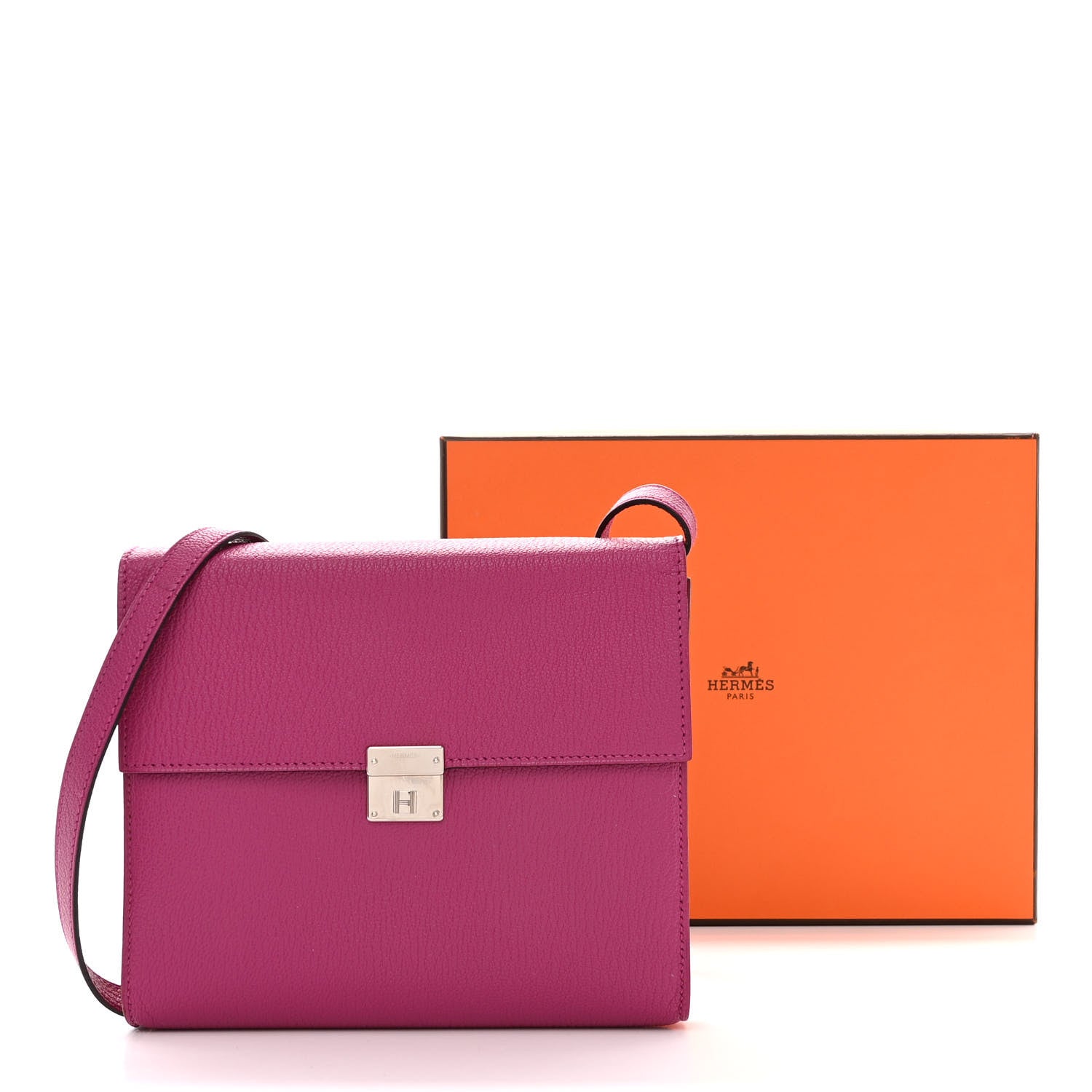 Hermes Chevre Mysore Clic 16 Wallet Rose Poupre 12 of 12