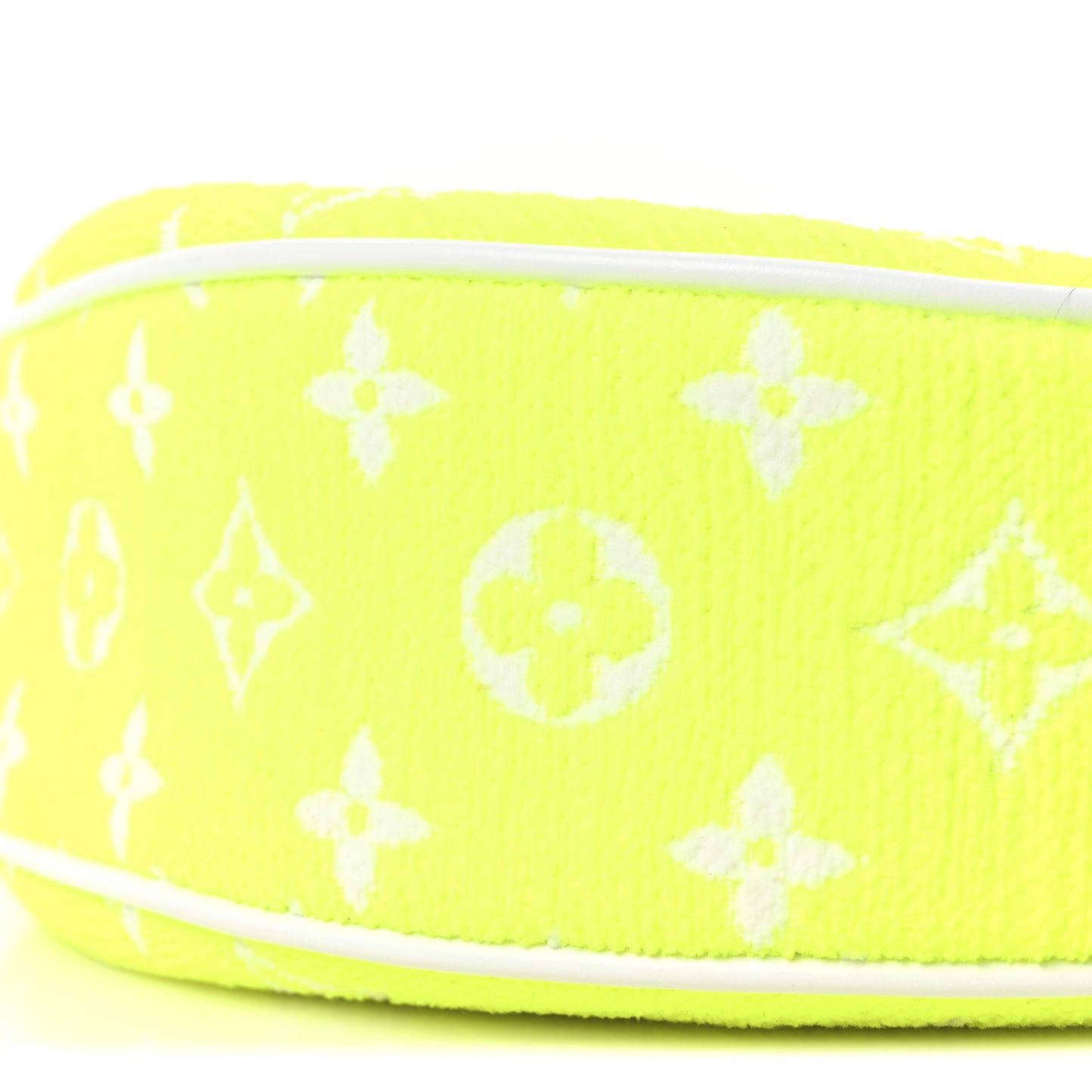 Monogram Jacquard Velvet Loop Yellow