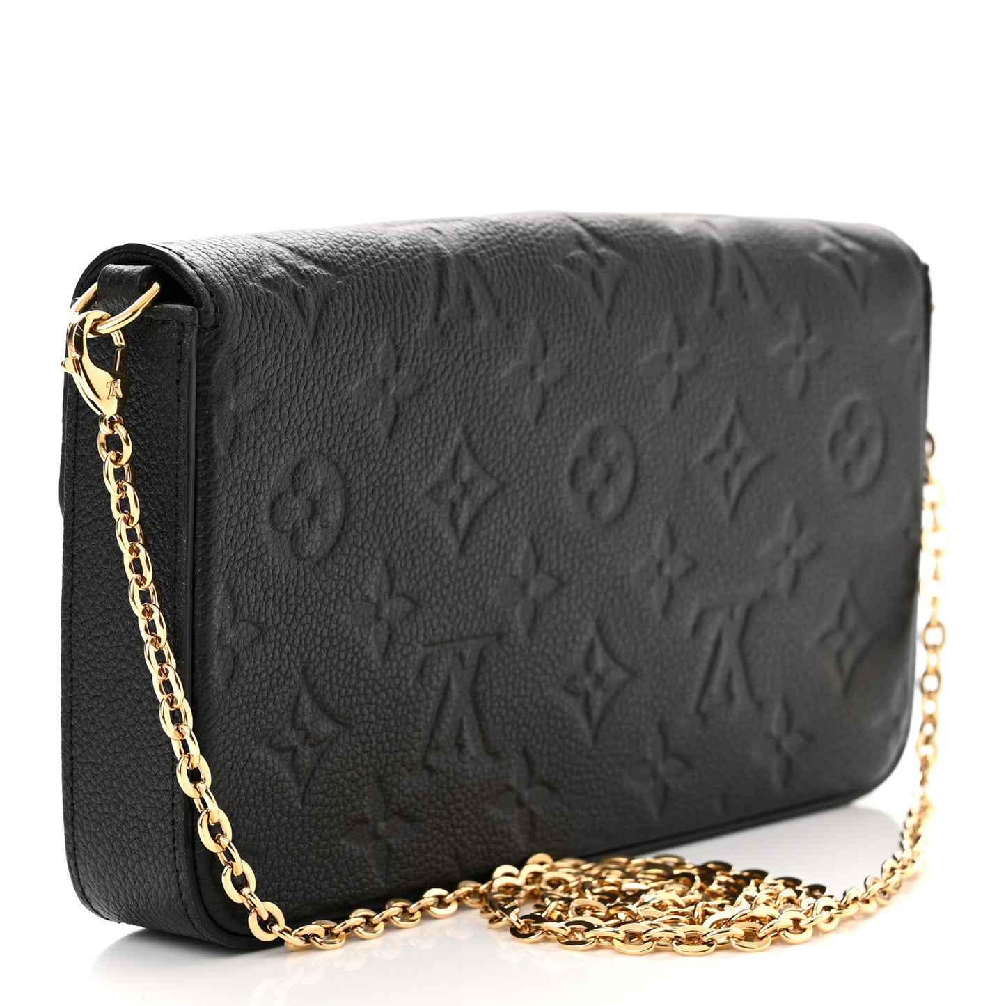 Empreinte Pochette Felicie Chain Wallet Black