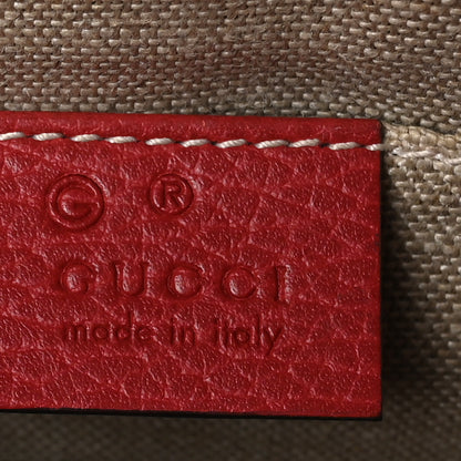 Gucci Dollar Calfskin Small Interlocking G Shoulder Bag Red 6 of 10