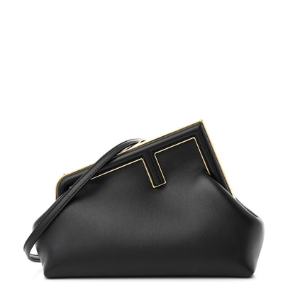 Fendi Shiny Nappa Small Fendi First Black 1 of 10
