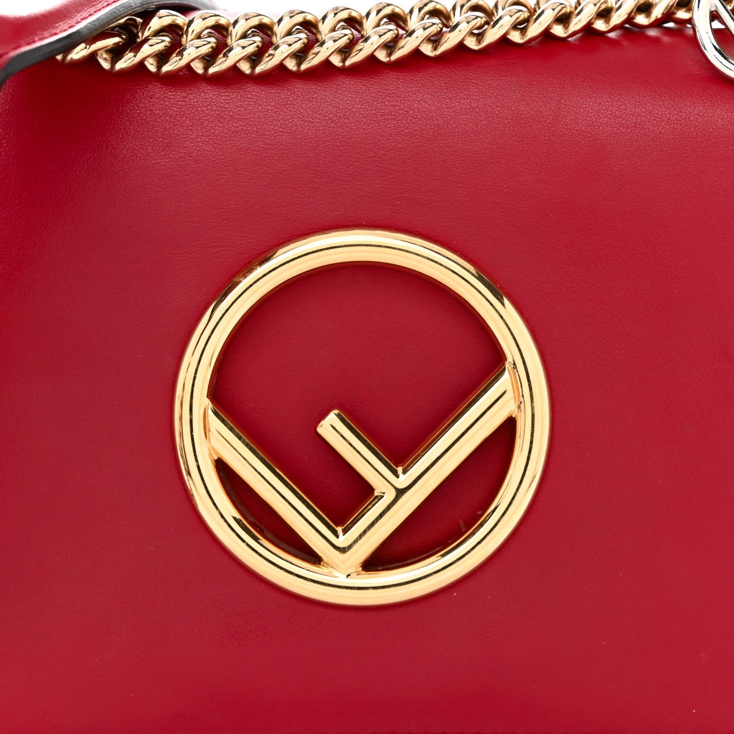 Vitello Century Opaco F is Fendi Small Kan I Shoulder Bag Fragola