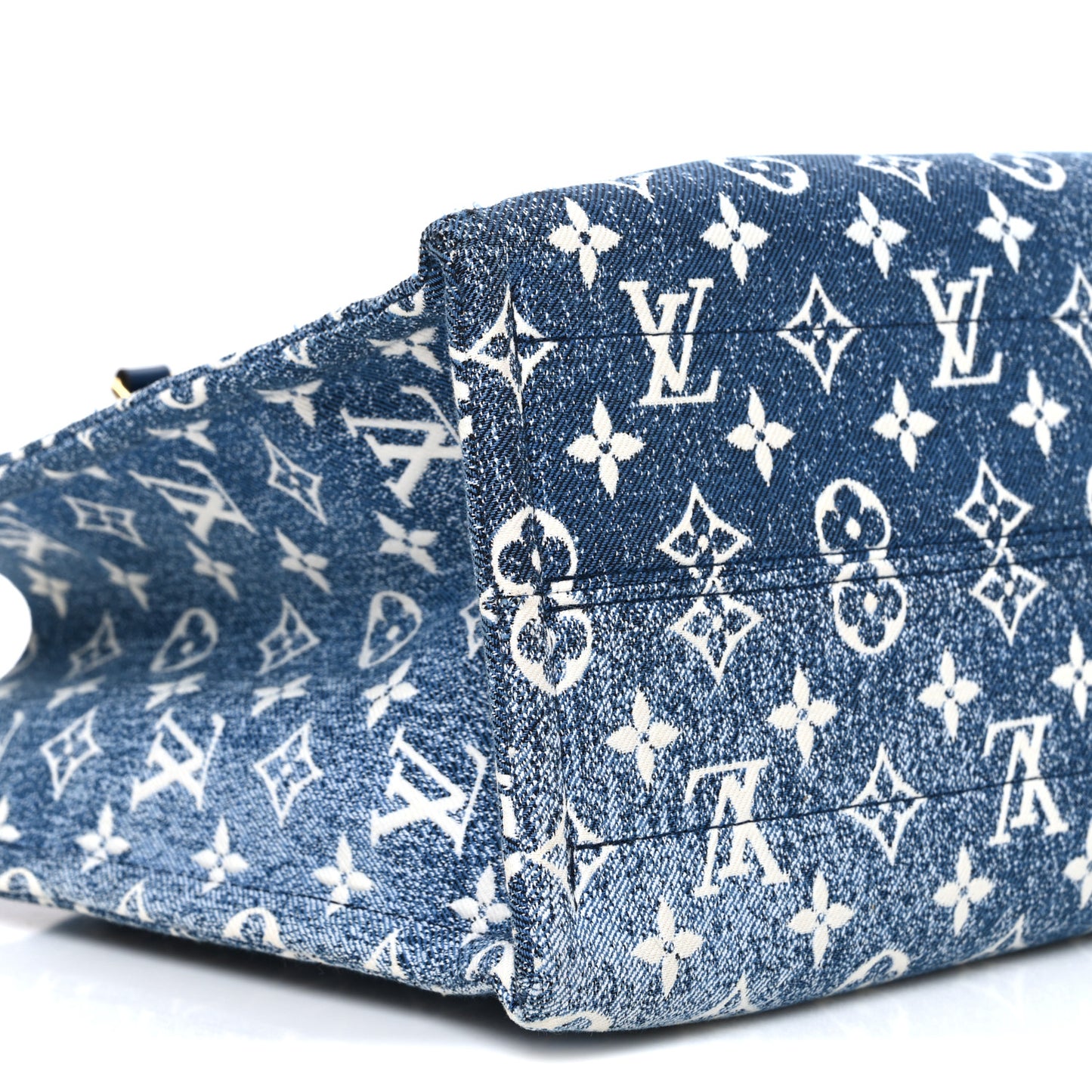 Monogram Jacquard Denim Onthego MM Bleu