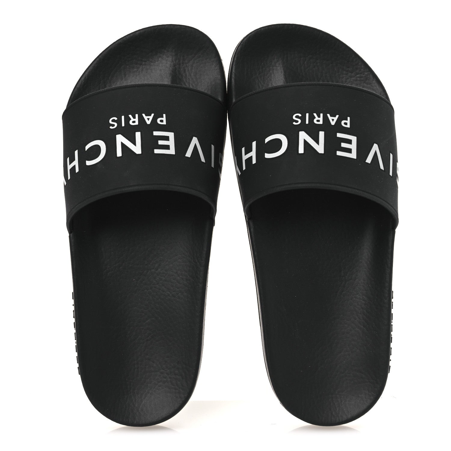 Givenchy Rubber Logo Pool Slide Sandals 35 Black 2 of 11