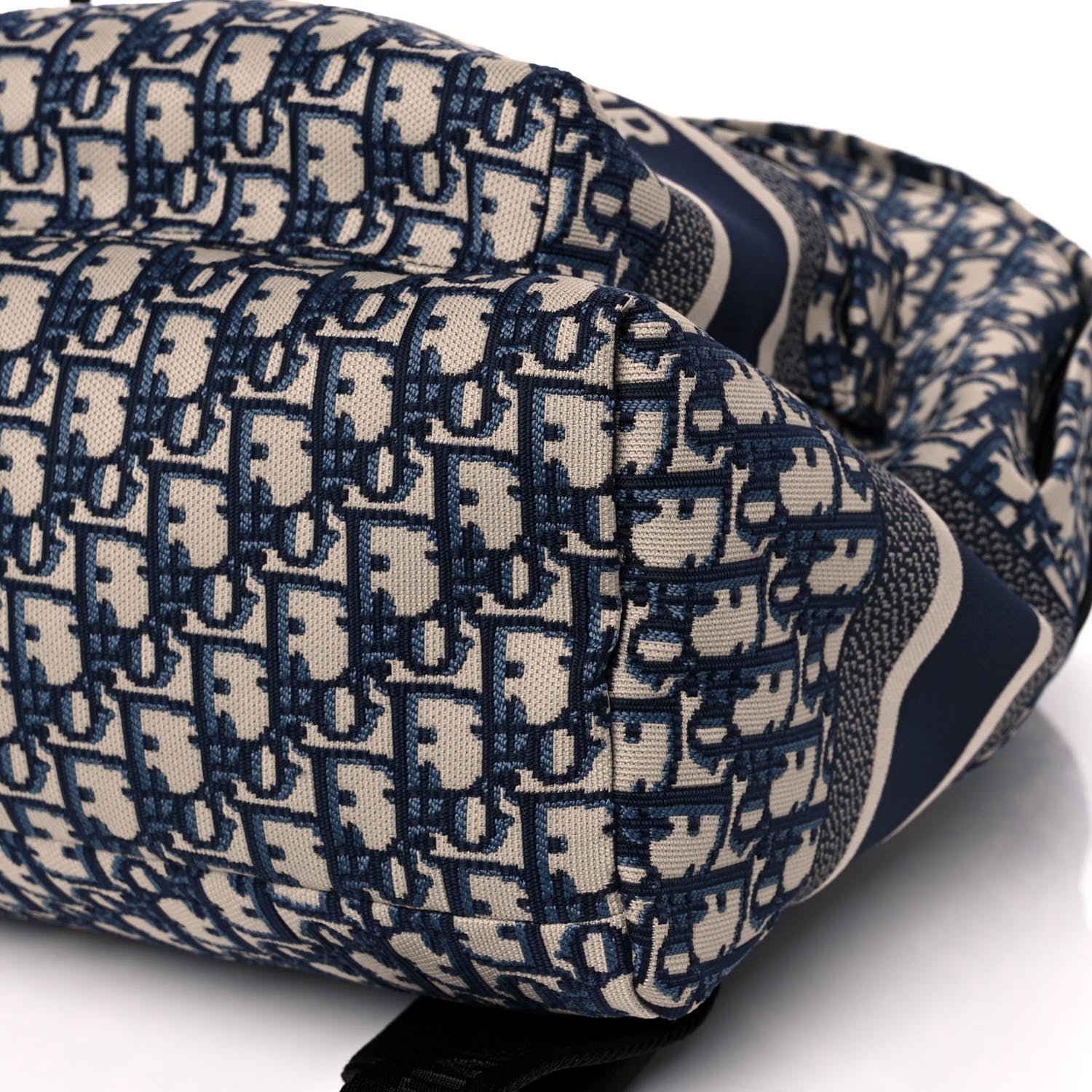 Christian Dior Oblique Diortravel Backpack Blue 8 of 9