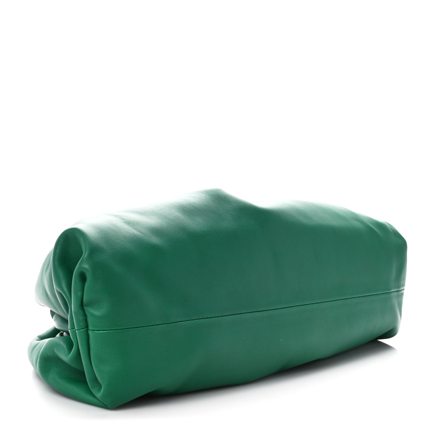 Bottega Veneta Smooth Butter Calf The Pouch Oversized Clutch Racing Green 4 of 11