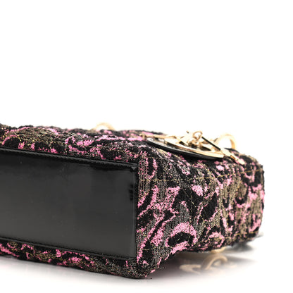 Christian Dior Patent Tweed Embroidered Mini Lady Dior Multicolor 9 of 9