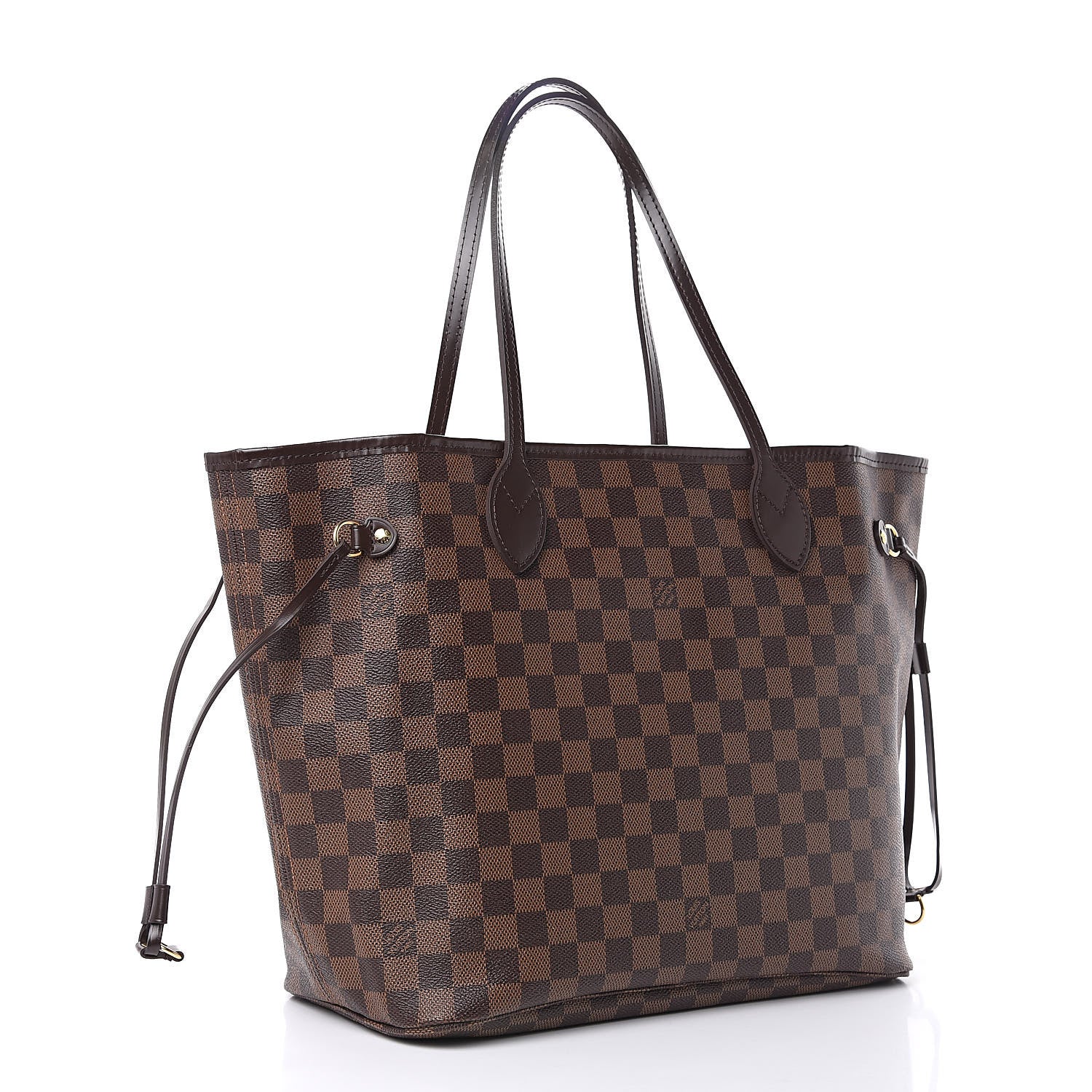 Louis Vuitton Damier Ebene Neo Neverfull MM Rose Ballerine 3 of 9