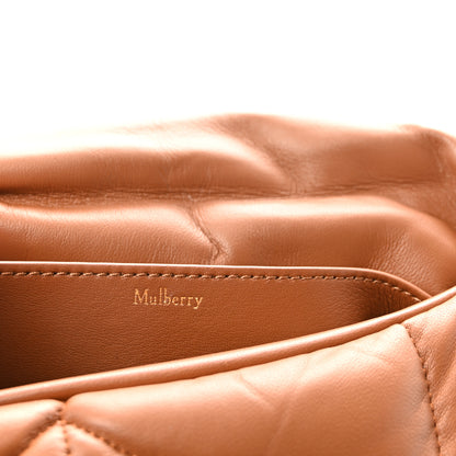 Mulberry Nappa Pillow Quilted Little Softie Bag Tobacco Brown 6 of 9
