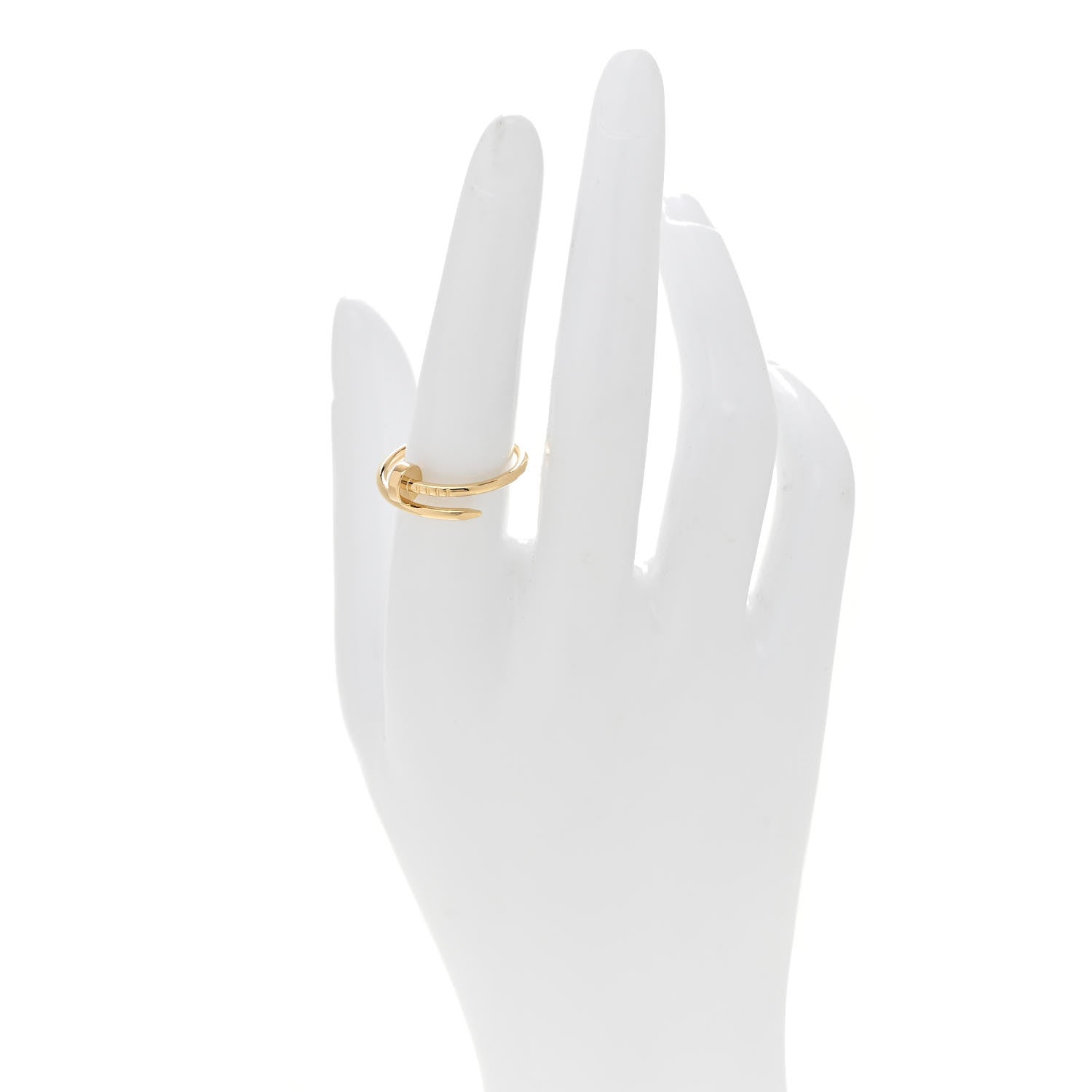Cartier 18K Yellow Gold Small Juste Un Clou Ring 57 8 2 of 5