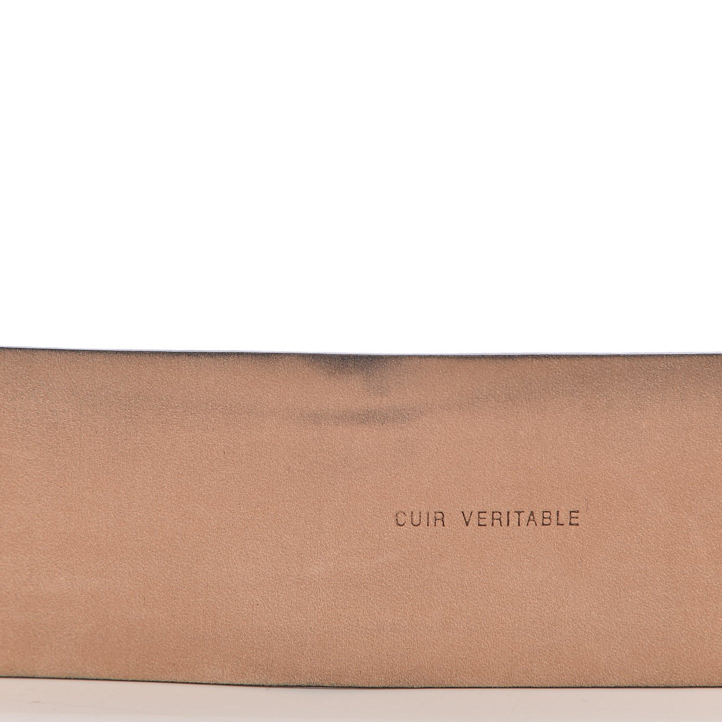 Calfskin CC Belt 95 38 Dark Brown