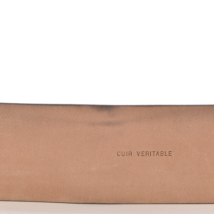 Chanel Calfskin CC Belt 95 38 Dark Brown 9 of 9