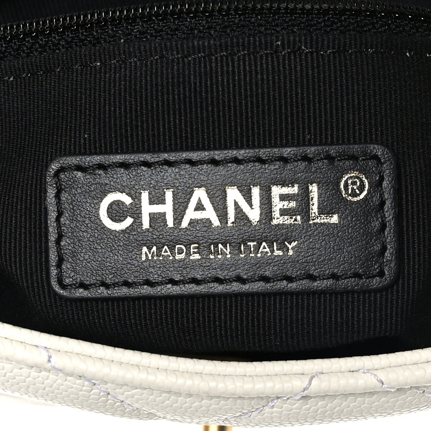 Chanel Caviar Quilted Small Twist Your Buttons Flap White 6 of 9