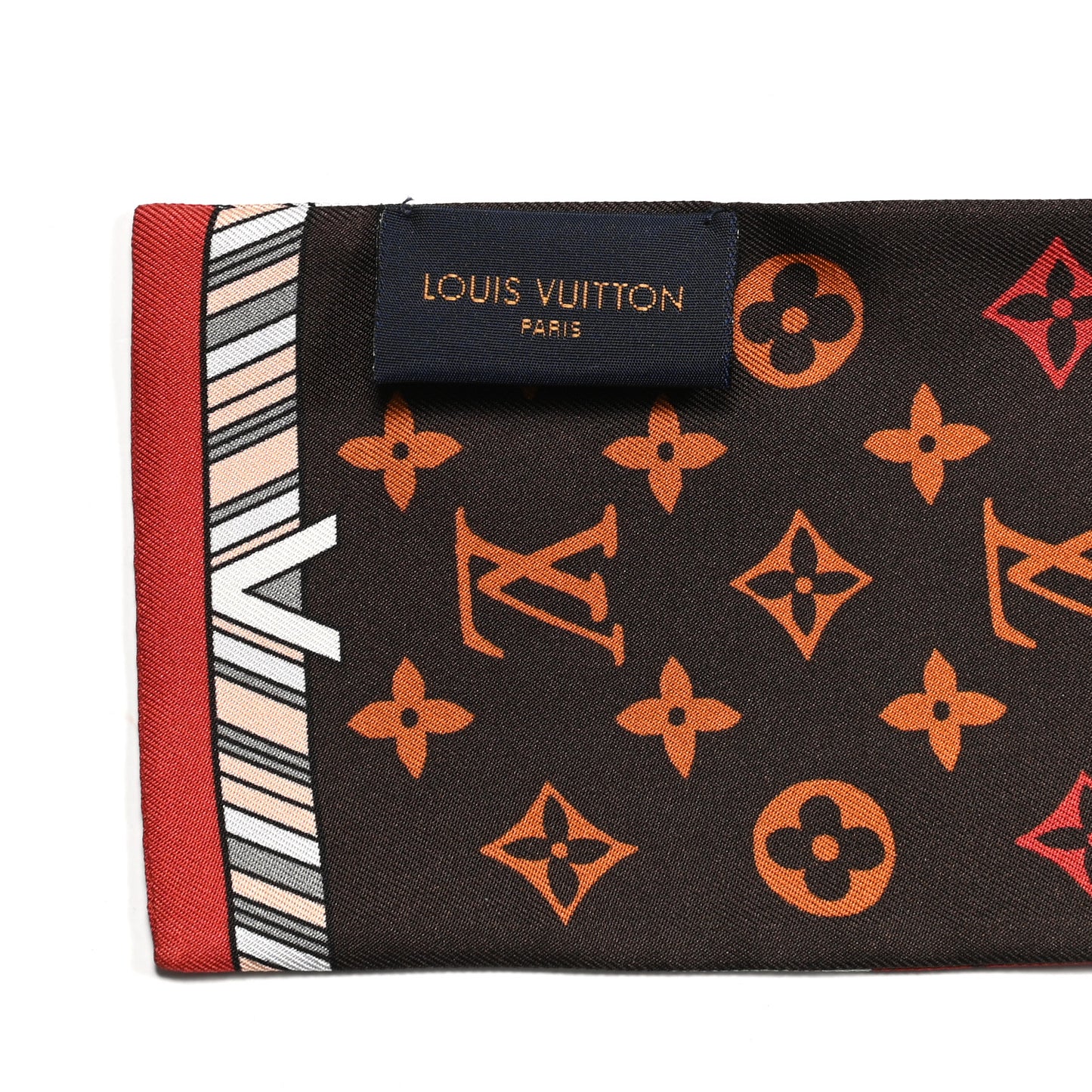 Silk Monogram My LV Tags Bandeau Brown