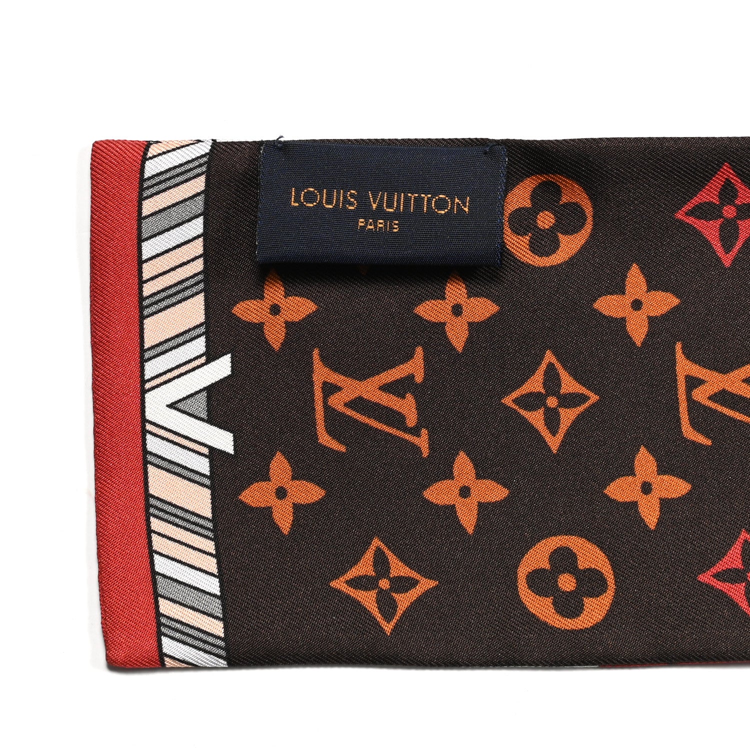 Louis Vuitton Silk Monogram My LV Tags Bandeau Brown 3 of 3