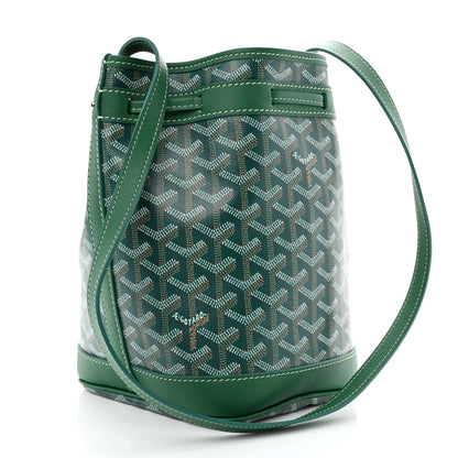 Goyard Goyardine Petit Flot Bucket Bag PM Green 3 of 9