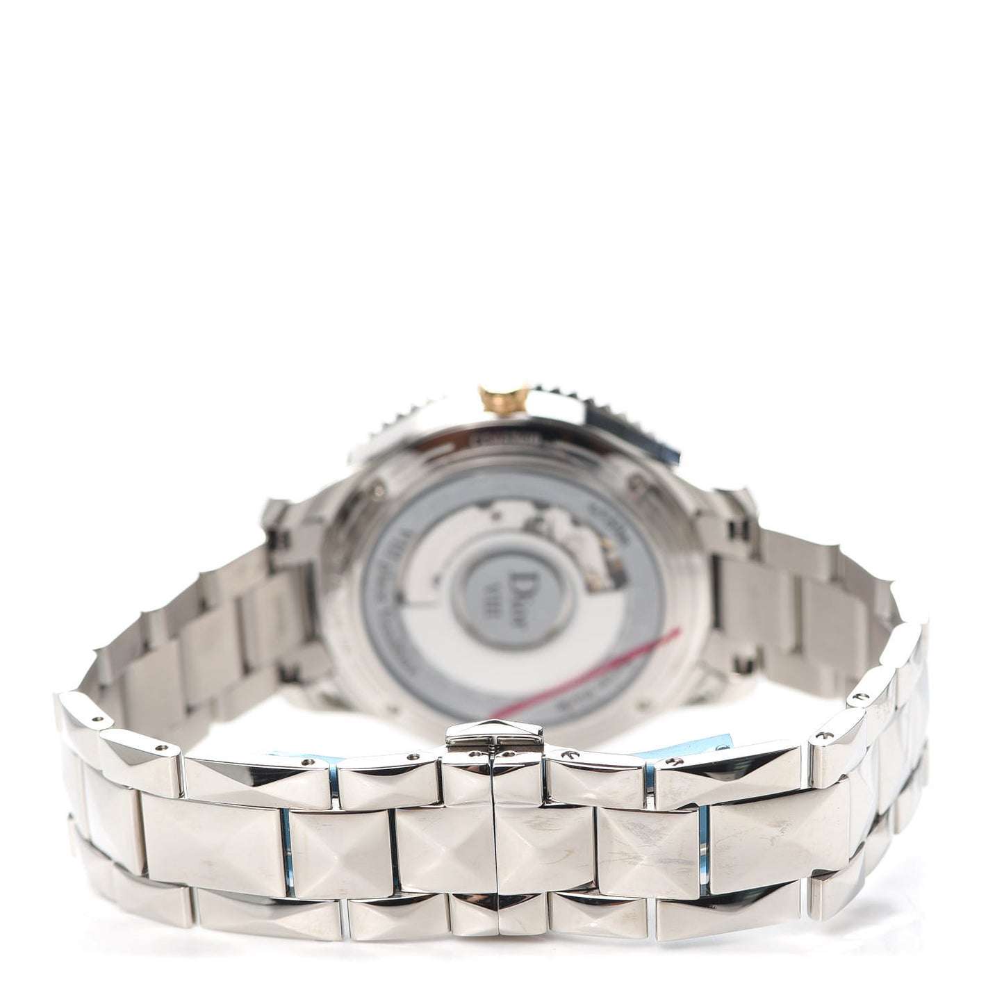 Stainless Steel 18K Rose Gold Diamond Mother of Pearl 36mm Dior VIII Montaigne Automatic Watch