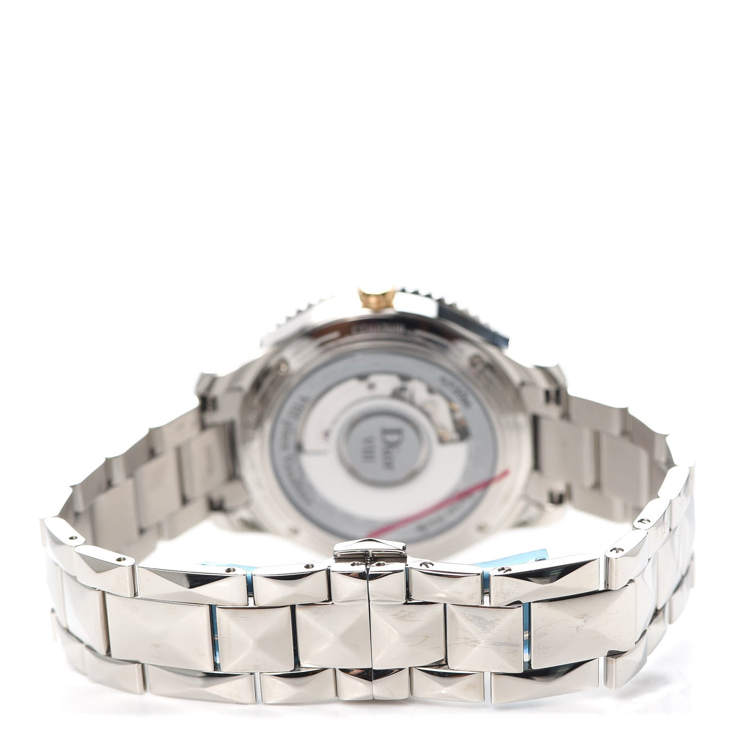 Christian Dior Stainless Steel 18K Rose Gold Diamond Mother of Pearl 36mm Dior VIII Montaigne Automatic Watch 3 of 6