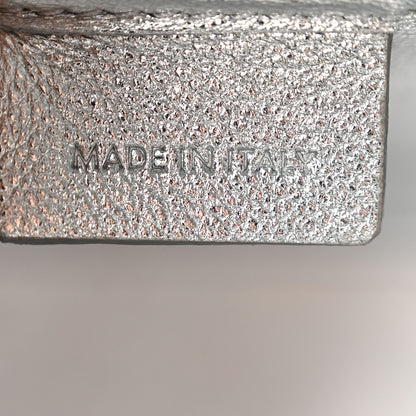 Celine Laminated Lambskin Nano Luggage Silver 7 of 12