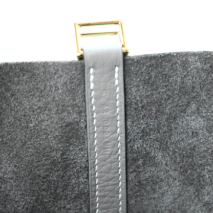 Hermes Taurillon Clemence Picotin Lock 18 PM New Blue Jean 7 of 11