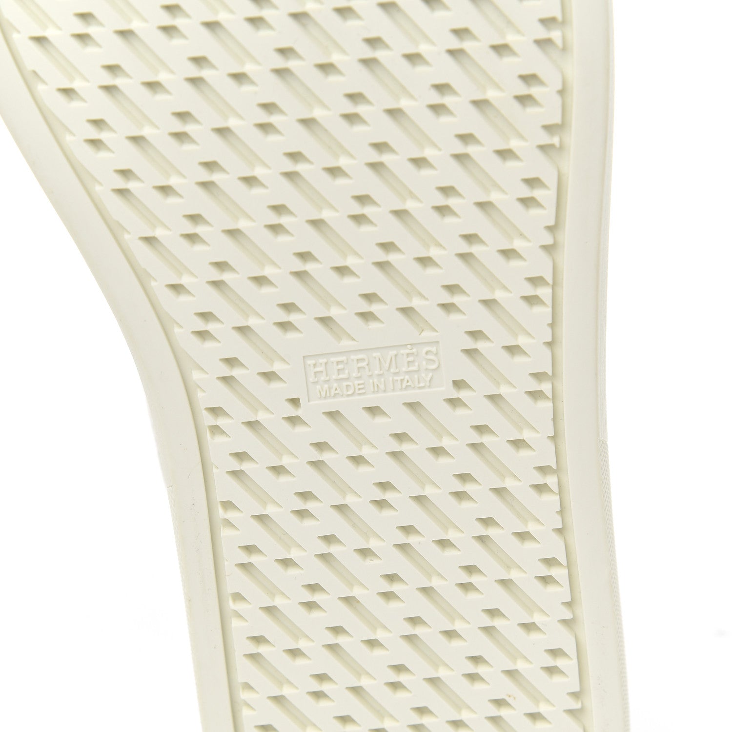 Hermes Calfskin Mens Quicker Sneakers 42 White Orange 7 of 13