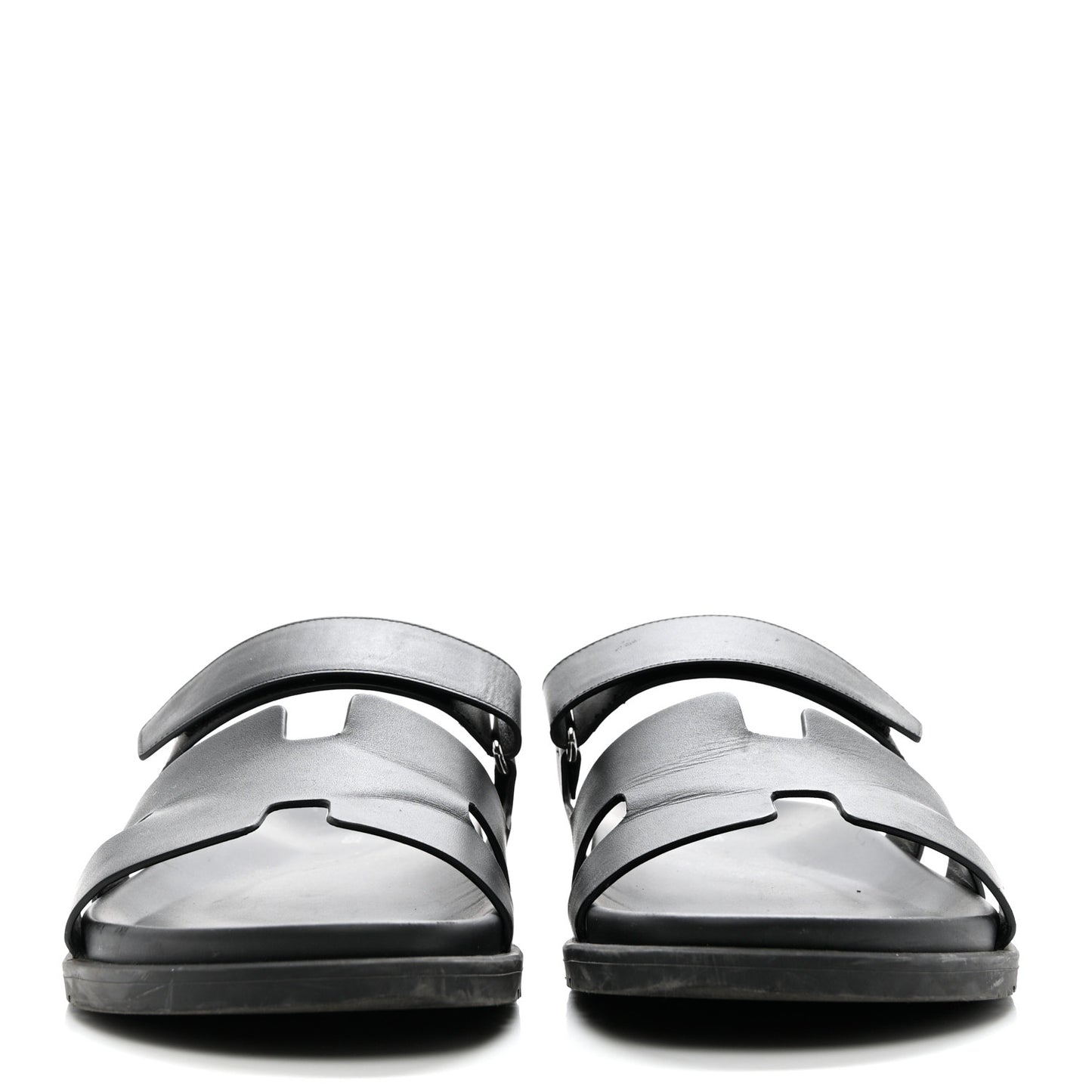 Calfskin Mens Chypre Sandals 45 Black