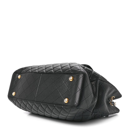 Chanel Caviar Quilted Flap Tote Black 10 of 12