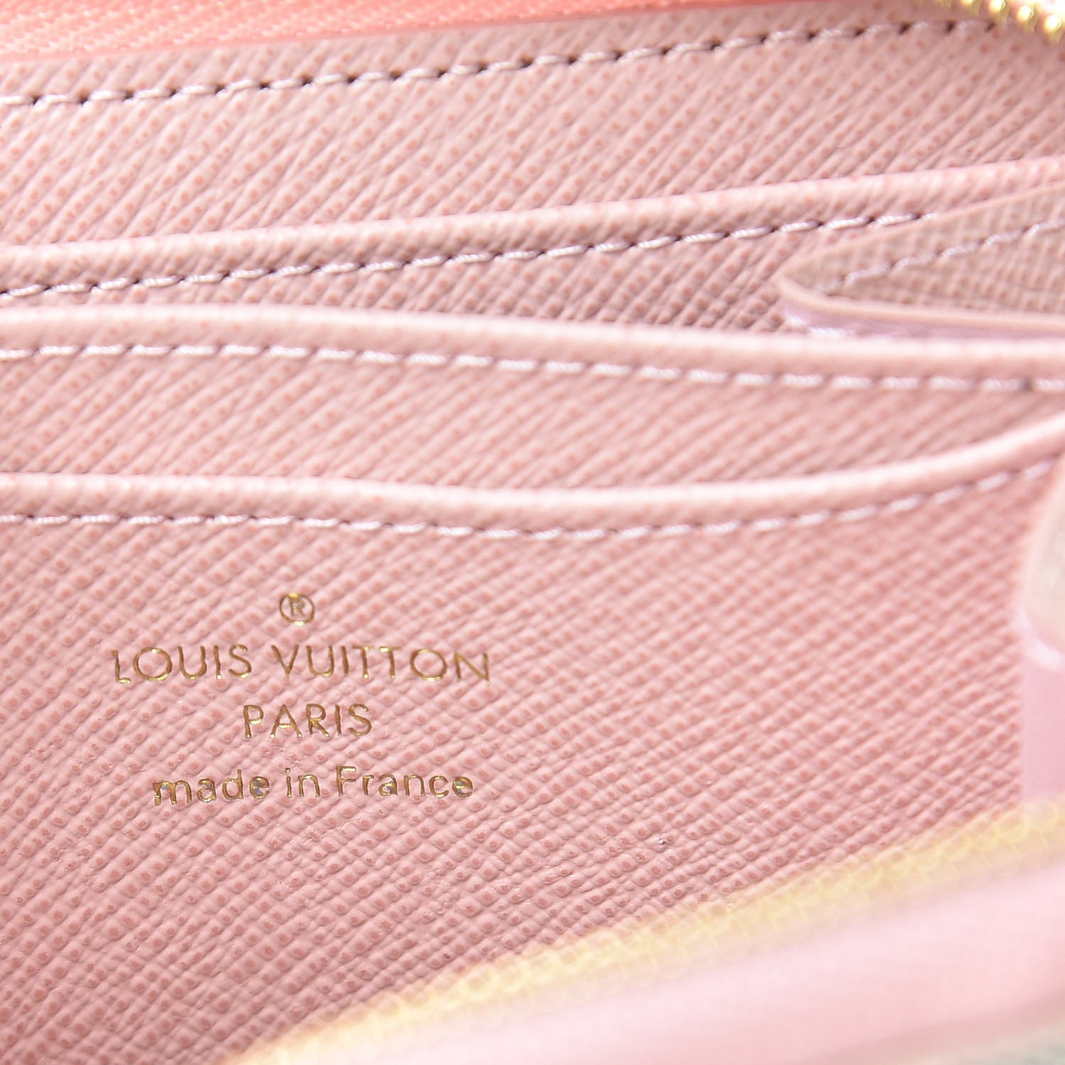 Louis Vuitton Damier Azur Zippy Coin Purse Rose Ballerine 6 of 7