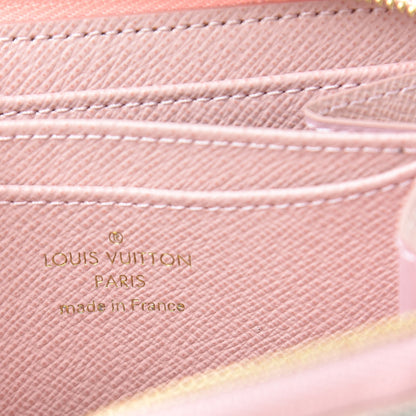 Louis Vuitton Damier Azur Zippy Coin Purse Rose Ballerine 6 of 7