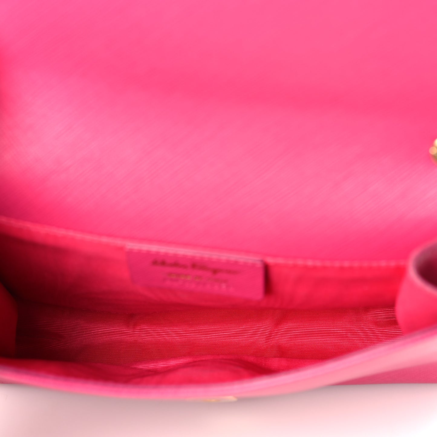 Calfskin Mini Miss Vara Bow Chain Bag Pink