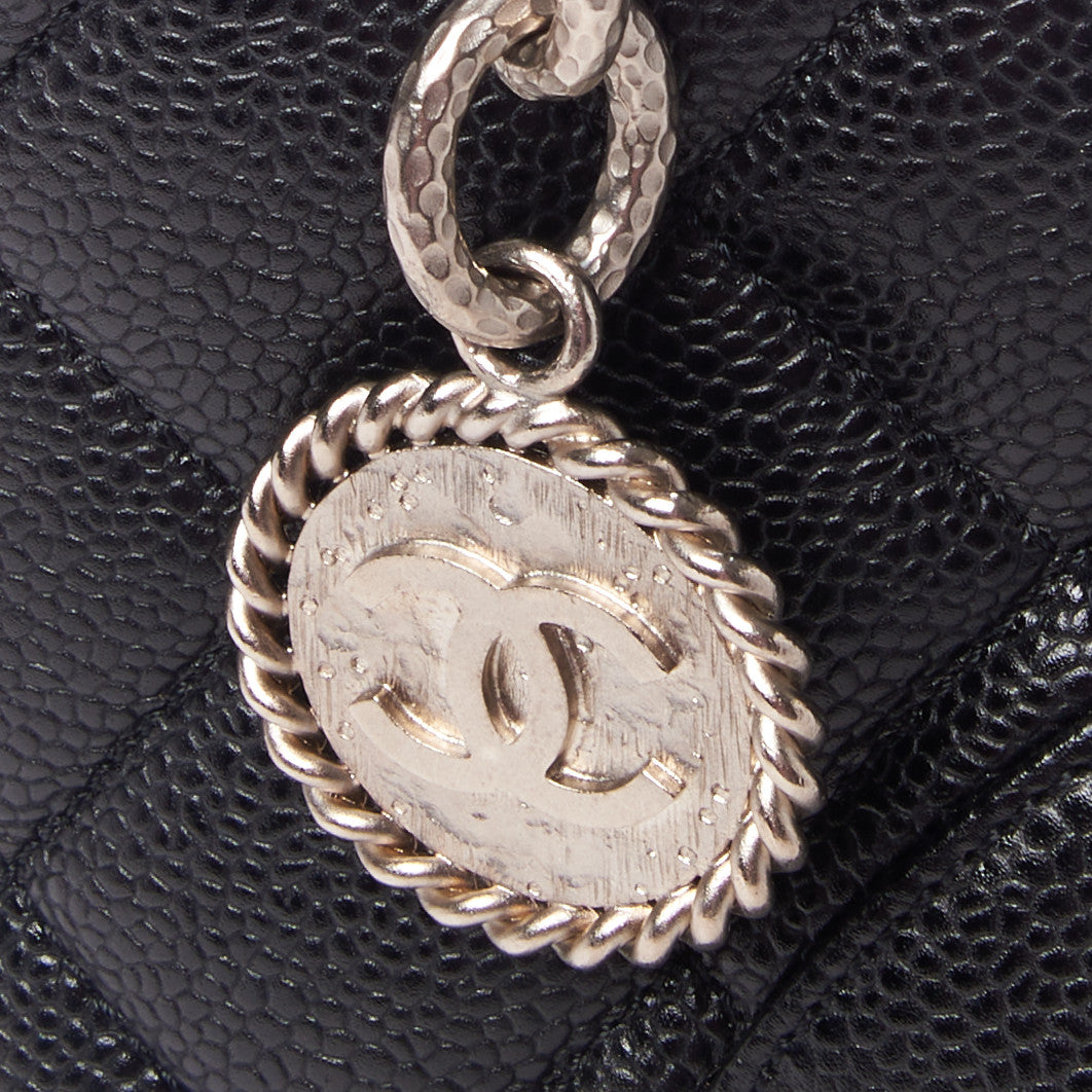 Chanel Caviar Quilted Medallion Tote Black 8 of 10