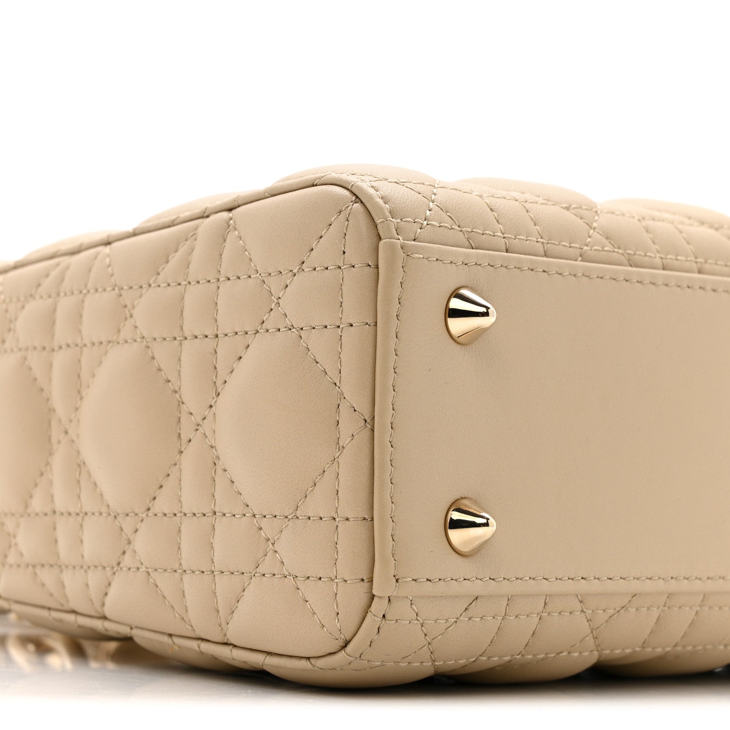 Christian Dior Lambskin Cannage Small My ABCDior Lady Dior Corda 9 of 11