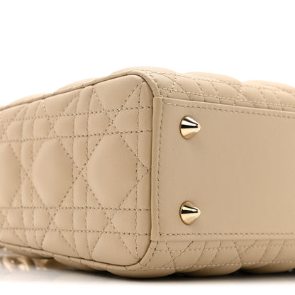Christian Dior Lambskin Cannage Small My ABCDior Lady Dior Corda 9 of 11