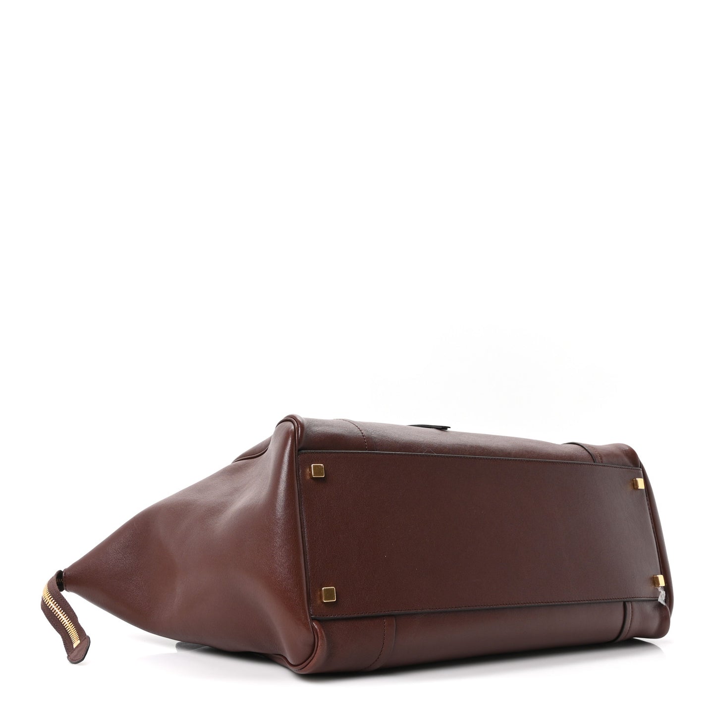 Supple Shiny Lambskin Large New Luggage Brick