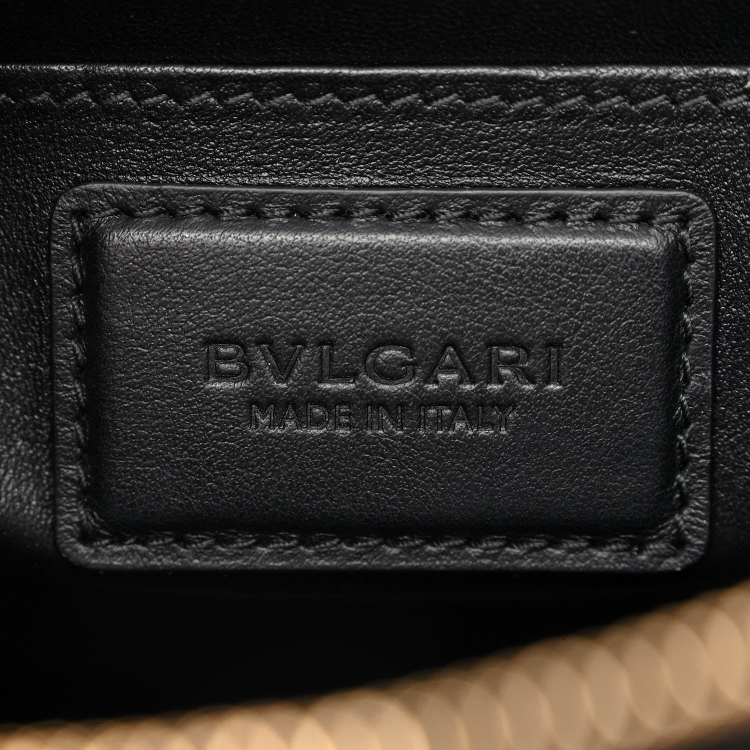 Bulgari Calfskin Serpenti Hypnotic Black White Agate 6 of 10