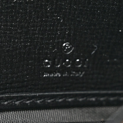 Gucci Azalea Calfskin GG Monogram Bi-Color Debossed Jackie 1961 Chain Wallet Mystic White Black 8 of 11