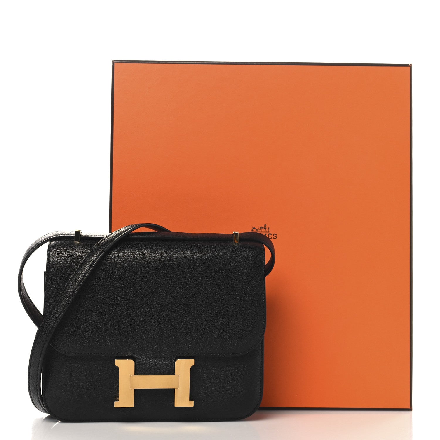 Hermes Chevre Mysore Constance 18 Black 12 of 12