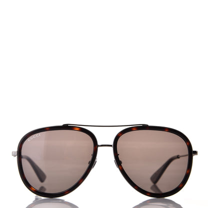 Gucci Aviator Sunglasses GG0062S Tortoise 2 of 16