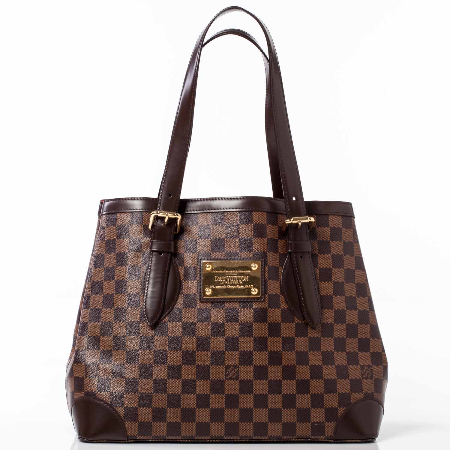 Louis Vuitton Damier Ebene Hampstead MM 1 of 9