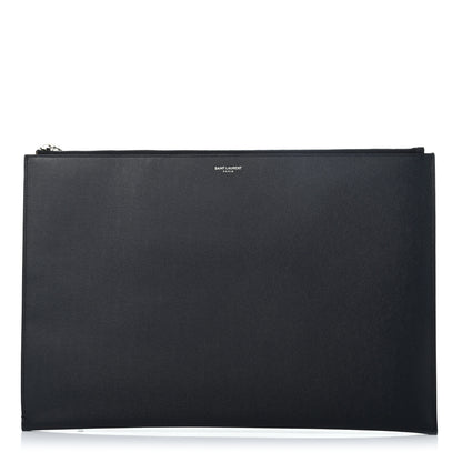 Saint Laurent Grain De Poudre Document Holder Black 1 of 8