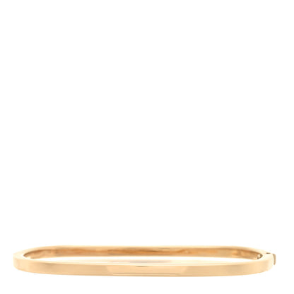 Roberto Coin 18K Yellow Gold Square Bangle Bracelet 1 of 5